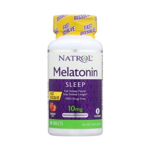 Melatonina 10mg 60 comprimidos fast dissolve natrol
