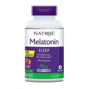 Melatonina 10mg Fast Dissolve Natrol 100 comprimidos