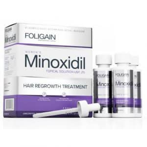 minoxidil feminino foligain