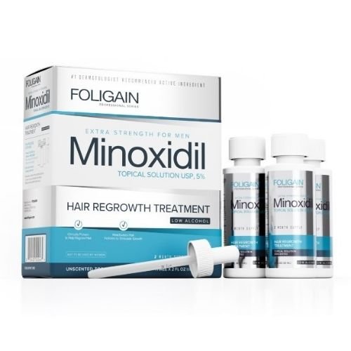 minoxidil foligain baixo teor de álcool