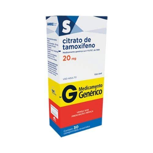 Citratro de Tamoxifeno 20mg – Caixa 30 Cps