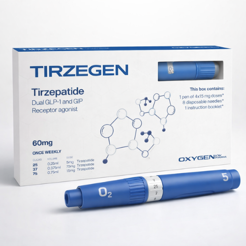 Tirzegen Oxygen Pharma – 60mg de Tirzepatida