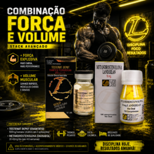 Combo Enantato + Dianabol – Força & Volume