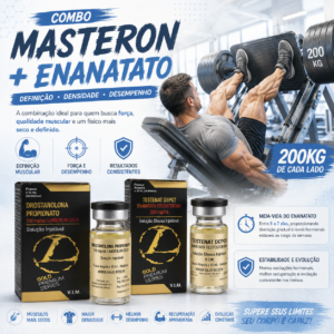Combo Masteron + Enantato — Qualidade Muscular & Evolução Consistente 💎