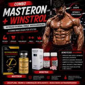 Combo Masteron + Winstrol — Definição & Qualidade Muscular ⚡