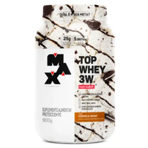Top Whey 3W Mais Sabor - 900gr - Max Titanium
