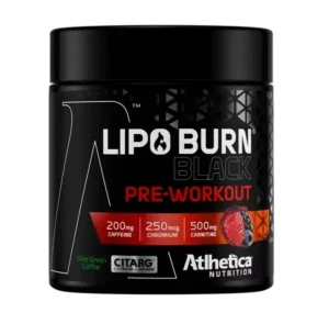 Lipo Burn Black Pré Workout - 200g - Athletica Nutrition