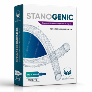 Stanozolol 50mg com 10 ampolas geniqs pharma
