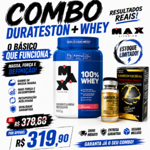 Combo Dura Lander Gold + Whey Protein Max